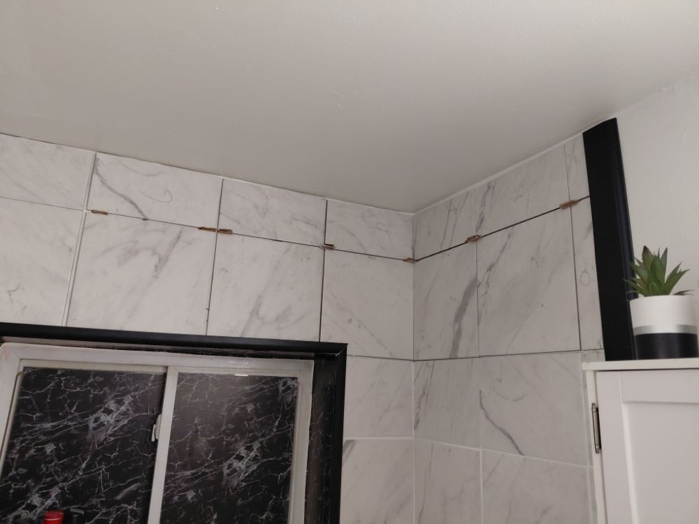Third angle of Keeley Renovations shower tile work from the Yahoo and Yelp listing feed